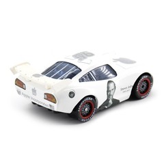 Disney Pixar Cars No.84 White Apple Car 1:55 Metal Diecast Toys Model Loose New