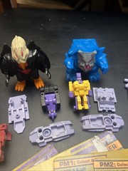 Transformers G1 Pretender Monsters Monstructor Complete W/ Cardbacks Read T10