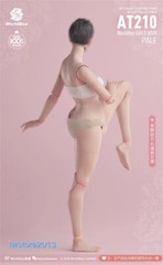 US Worldbox 1/6 AT210 Pale Skin Slender Waist 12″ Female Action Figure Body Toys