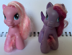 MLP My Little Pony 3 Twice-as-Fancy Ponies + Sparkly Pony Pinkie Pie Gen 3.5 Lot