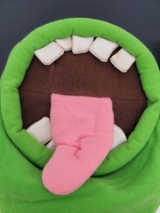 Vintage 1986 Kenner The REAL Ghostbusters Slimer (Green Ghost) Plush Puppet RARE
