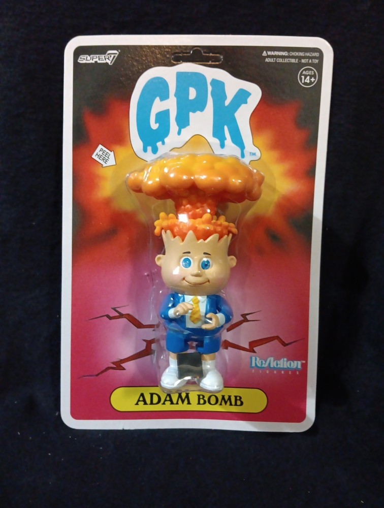 Super7 Garbage Pail Kids Adam Bomb 5″ ReAction Figures GPK Open Box Fast Shippin