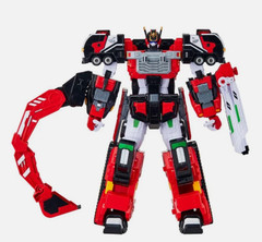 Metal Cardbot S FLAMENOVA Flame Nova Red Fire Truck Cars Transforming Robot 2025