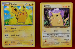 1.25in PIKACHU & 1in INKAY Pokemon Micro Mini figures & Corresponding Cards