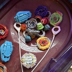 Beyblade Arena With Beyblades
