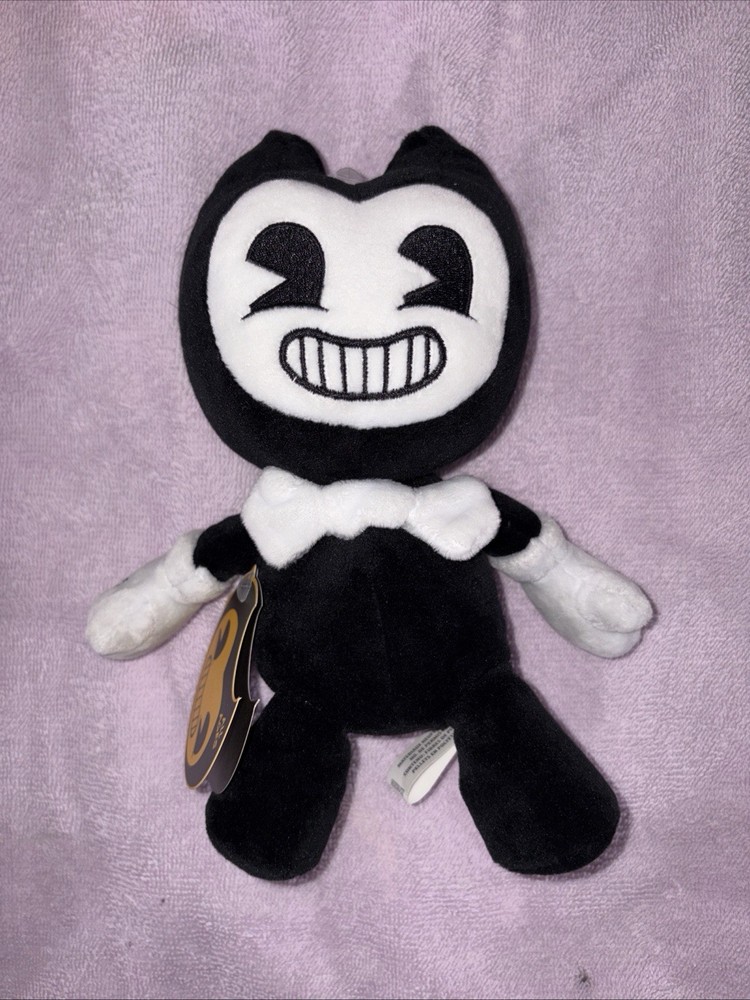 Phat Mojo Bendy And the Ink Machine Plush NEW WITH TAGS 9″ Black and White 2017