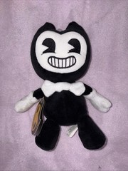 Phat Mojo Bendy And the Ink Machine Plush NEW WITH TAGS 9″ Black and White 2017