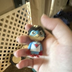 Blue Red White Black Cartoon & TV Character Human Figure, Plastic