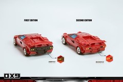 DX9 Transformation D-21 2.0 version 18cm Red Storm G1 Sideswipe D21 MP Scale