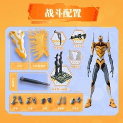 Blokees Neon Genesis Evangelion Proto Type-00′ DX Action Edition Figure Toy