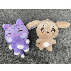 10CM Pop-up Store Doll Keychain ANITEEZ Cartoon Cute Plush Pendant Keyring Bag