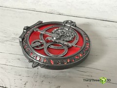 Light Up Amulet of Daylight / Troll Hunters Amulet, Rechargeable LED, 3D Printed