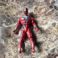 SUNCO 2001 Red Silver Plastic Action Figure 2000-2009 Collectible Toy