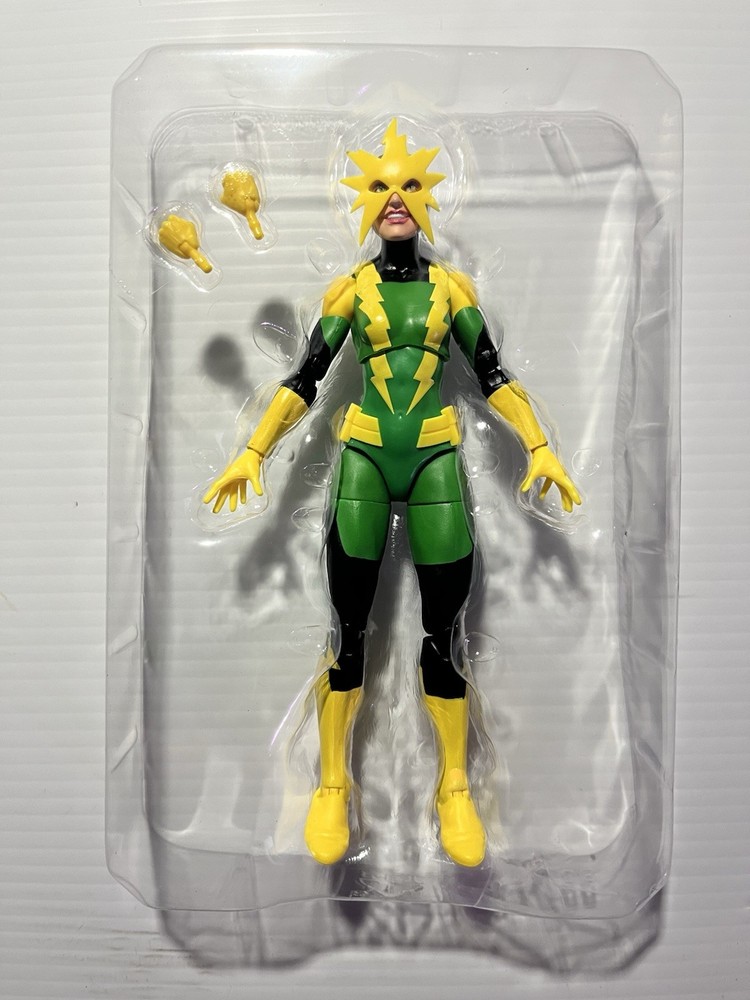 MARVEL LEGENDS RETRO SPIDER-MAN ELECTRO FRANCINE FRYE 6″ NO EFFECTS