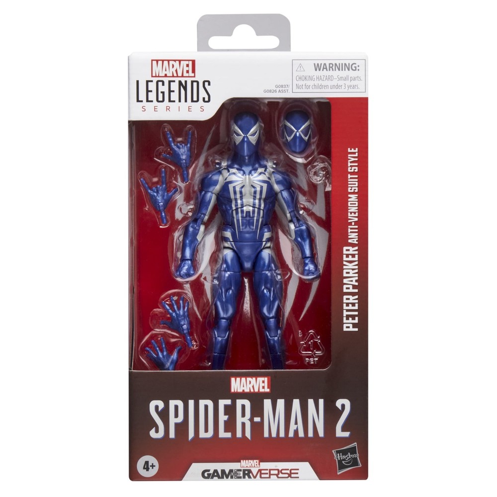 Spider Man Marvel Legends Series Gamerverse Peter Parker Anti-Venom Suit 6″