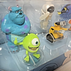 Disney Pixar Best of Pixar 6 Figure Set Sulley Mike WALL-E EVE Nemo Dory New