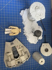 Kenner 1981 Star Wars ESB Hoth Action Figure Lot Snowspeeder, Playset, And Wampa