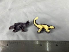Kinder Joy Egg Jurassic World Dinosaur Figure Lot Of 3 Ankylosaurus Mini Toy