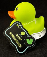 Glow Rubber Ducks – Spaceship Rubber Duck – Glow in the Dark – Approx 2.25″ High