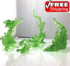 EFFECT BURNING FLAME Green D-Art Figma Kamen Rider gundam 1/6 figure hot toys