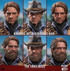 LimToys LIM008 1/6 Red Dead Redemption Arthur 12″ Male Figure 2 Heads