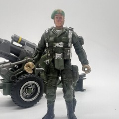 Chap Mei Military Men & Weapon And Non Branded Soldiers Lot Of 5 Toys
