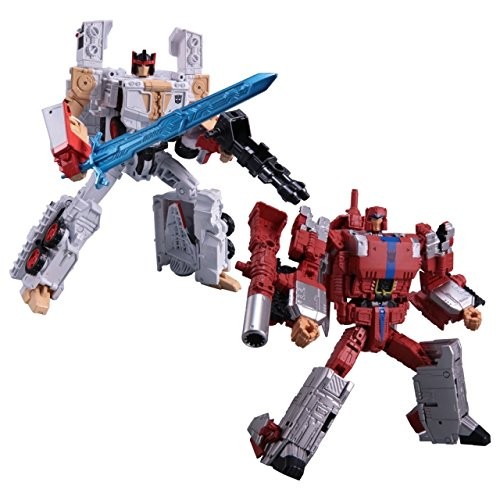 Street Fighter II Transformers Liu vs Vega Figure Japan