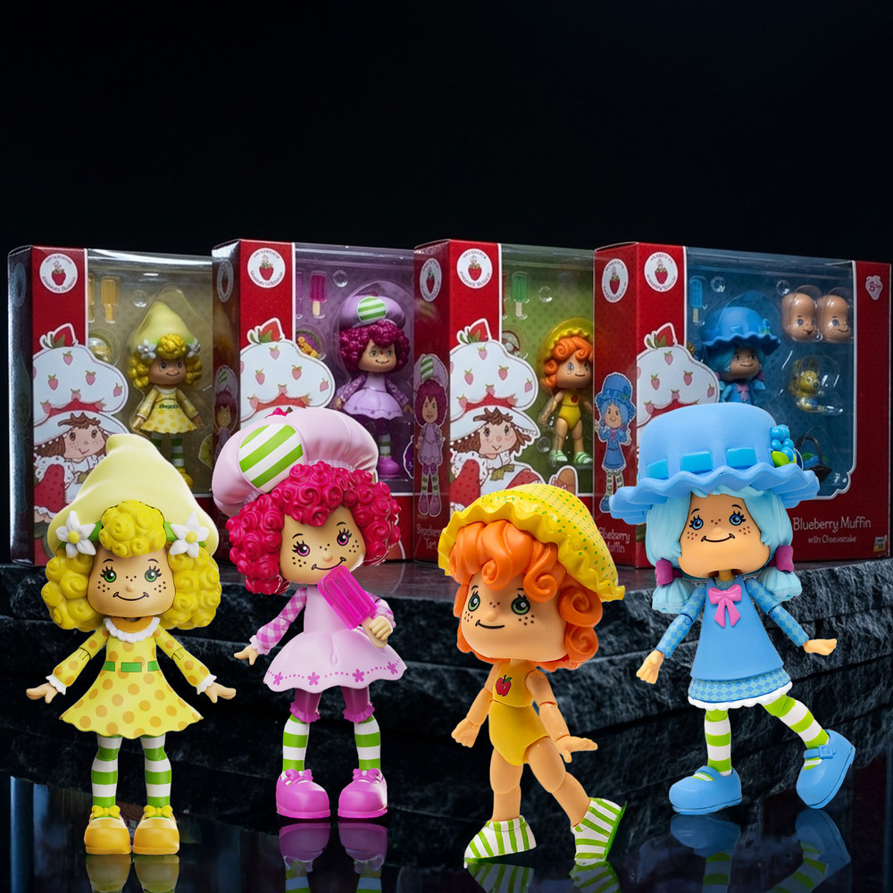 Strawberry Shortcake Deluxe Action Figures BUNDLE – 4-Pack Scented Collectible