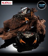 Bandai Premium Capsule Toy Creature Encyclopedia CRAB Figure Set of 4 Complete