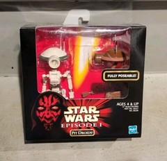 NEW! Star Wars Episode I PIT DROIDS 12″ Scale Figures (Hasbro, 1998) A6