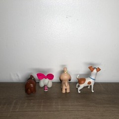 The Secret Life of Pets Toys Figures Lot Cake Toppers Duke Princess Daisy Max 4