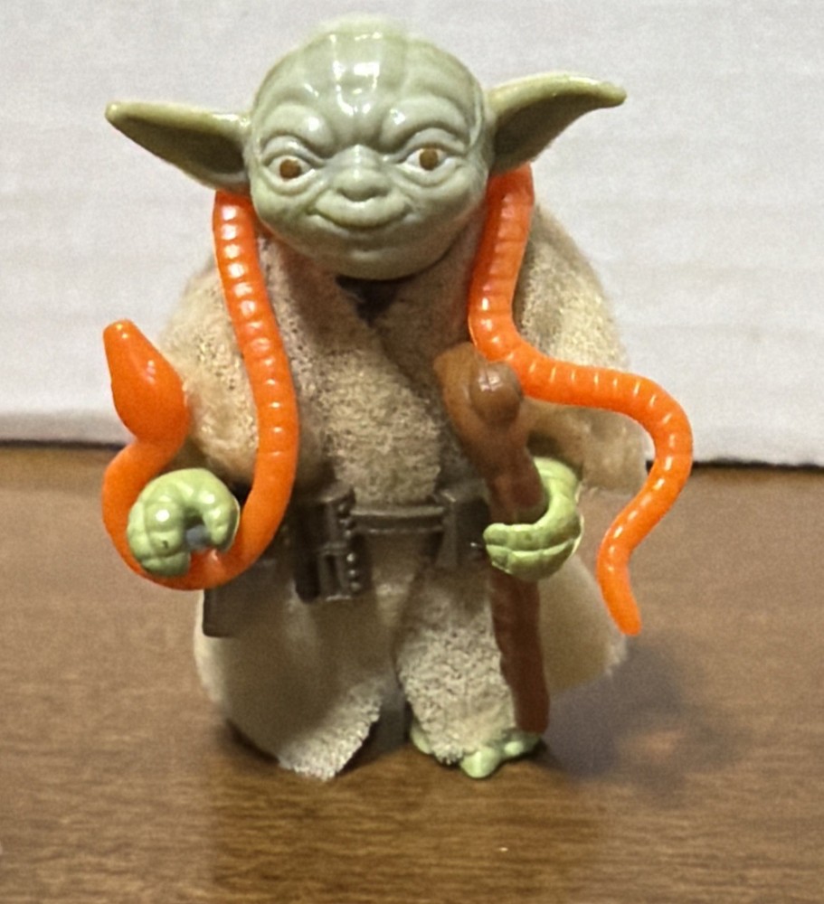 Vintage 1980 Kenner Star Wars ESB Nm Yoda Orange Snake Complete Original *112