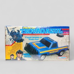 SEALED GLASSLITE BRAZIL BLUE THUNDER TROVÃO AZUL PICK-UP VEHICLE NIB 1980s