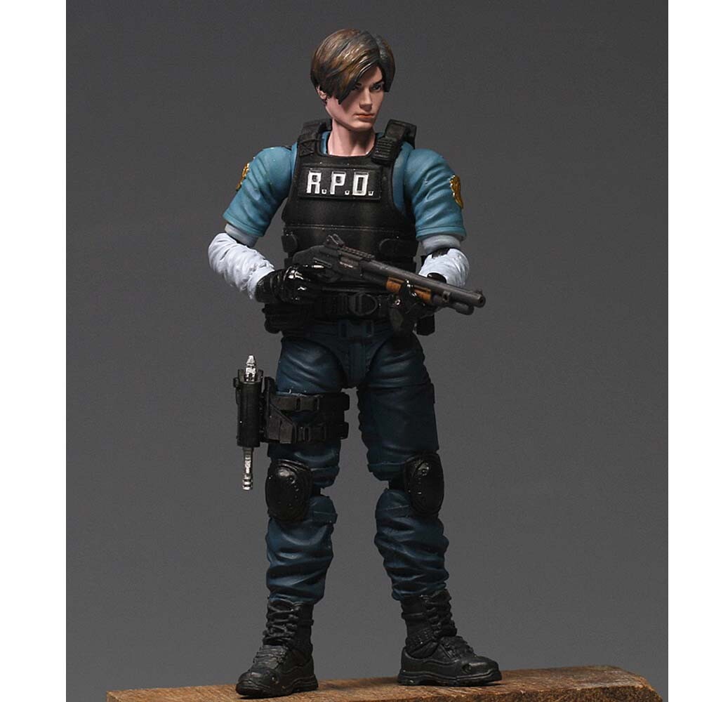 Premium 1/18 Scale 3.75″ Leon Soldier Action Figure Man Boy Toy Xmas Gift