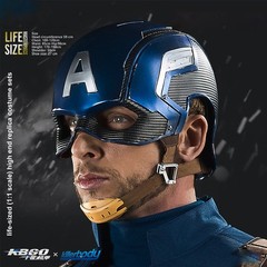 HiPlay Killerbody 1:1 Collectible Cap. America Wearable