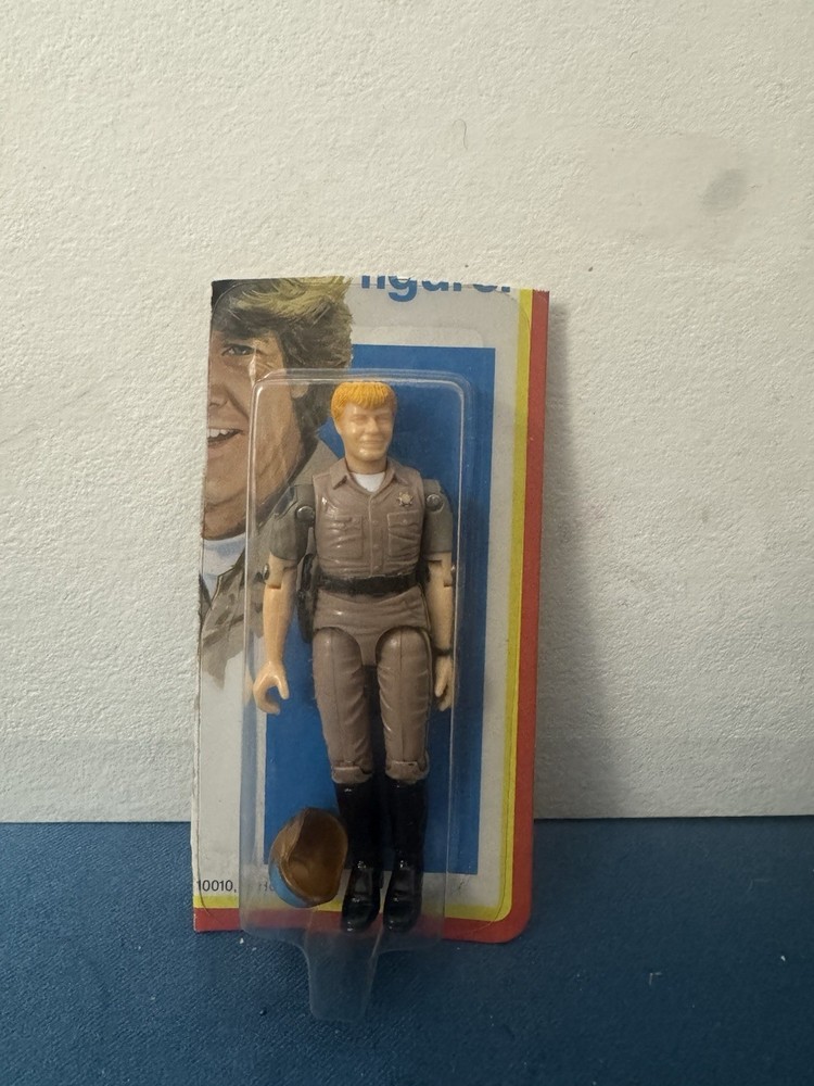 RARE! Vintage 1980 CHIPS MEGO JON BAKER with HELMET 3.75” Mint On Card