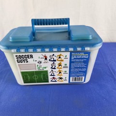 2005 Kaskey Kids Soccer Guys Blue & Yellow with Goals Field Players See Desc.