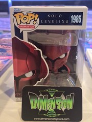 FUNKO POP SOLO LEVELING IGRIS #1985 LIMITED EDITION CHASE RED