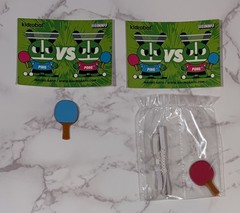 Kidrobot Dunny 2012 Series Ping Pong 3″ Vinyl Figures Mauro Gatti Lot of 2
