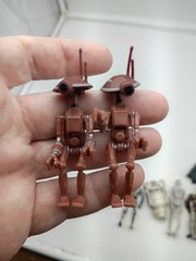 Star Wars Saga ROTS Clone Wars Droids Figure LOT Pit R2-D2 C-3PO R5-D4 8D8