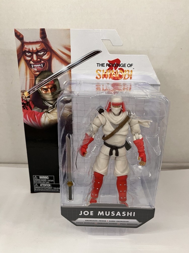 SEGA Revenge of Shinobi Joe Musashi with Sword 4″ Jakks Action Figure
