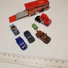 Diecast Disney Pixar Cars McQueen Mack Hauler Truck 95 Kids Toy Car Lot Set Film