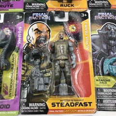 FINAL FACTION ACTION FIGURE LOT of 7 Figures Alpha Team Kharn Mix HG22