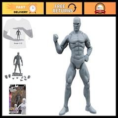 Highly Articulated 1:12 Scale Action Figure Blanks – Customizable with Stand, Sh