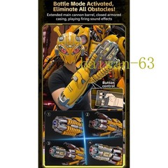IN US! Bumblebee Hand Cannon 1:1 Wearable Voice Control Helmet Interaction Gift