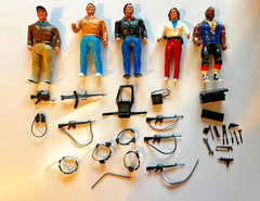 1983 A-Team Lot Of 5 Vintage Galoob 6″ Figures Baracus Amy Face Hannibal Murdock