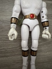 Vintage 1993 Bandai Jason David Frank Power Rangers White Ranger FlipHead Figure