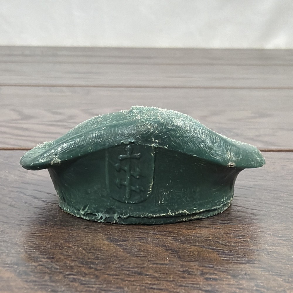 Vintage Stony Smith Marx Green Beret Hat With Some Wear