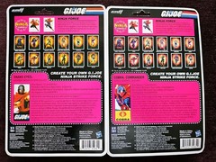 Super7 G.I. Joe Ninja Force Snake Eyes & Cobra Commander ReAction+ Target Lot