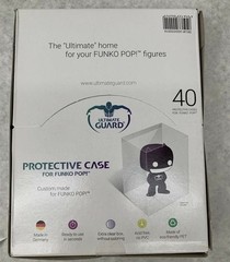 QTY: 40 Ultimate Guard Protective Cases For Funko Pop! UGD030016
